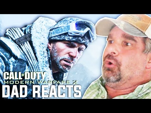 Dad Reacts to "Cliffhanger" In MW2 Remastered - Walkthrough Part 2