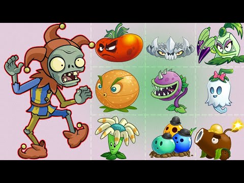 What Plant Max Level Can Defeat 99 Jester Zombie Using Only 1 Plant Food?