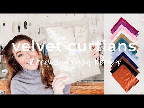 AMAZON CHOICE Top-Rated & Affordable Room Darkening Velvet Curtains | Dreaming Casa // IKEA Betydlig