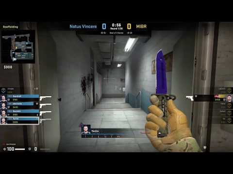 CS:GO POV Demo Na'Vi Flamie (27/13) vs MIBR (de_train)