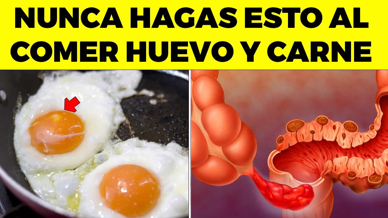 Errores que NUNCA DEBES HACER al comer HUEVO Y CARNE
