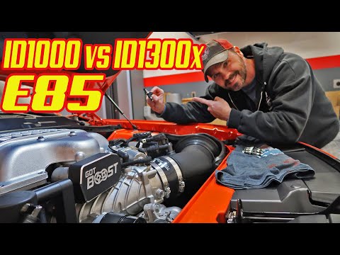 ID1000 vs ID1300x Injectors Hellcat E85 Speedy's Garage