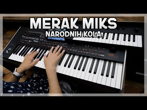 MERAK Narodna KOLA MIKS // MARKO MX - Harmonika, Sax, Dvojka - Kontrol M32 & KORG Pa4x!