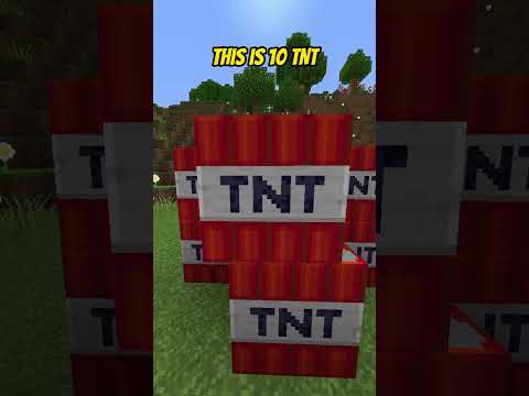 "Insane 1 VS 1,000 TNT Explosion in Minecraft!" #shorts
