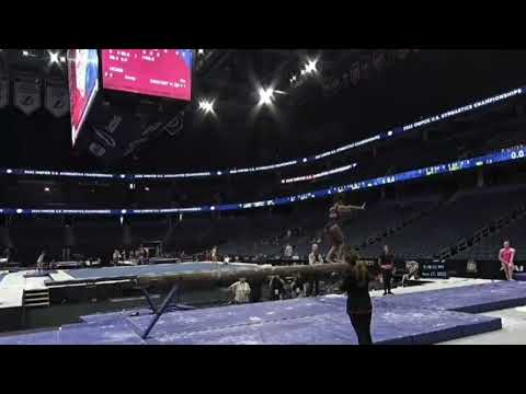 Skye Blakely 2022 U.S Championships Podium Training Highlights