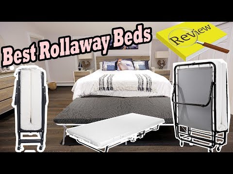 Portable Folding Bed Frame with Thick Memory Foam Mattress for Spare Bedroom Office Baoniansoo Camp Bed Rollaway Guest Bed Cot Fold Out Bed 
