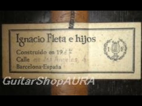 Ignacio Fleta e Hijos 1967  No 425【ギターショップアウラ：Guitarshop Aura】