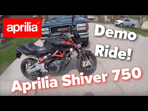 I RODE AN APRILIA SHIVER 750!
