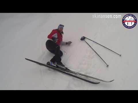 How to Get Up From A Fall When X-Country Skiing (Nansen Ski Club Lessons) thumbnail