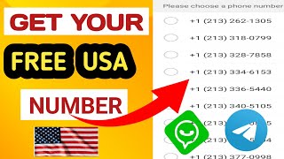 How to get free us number for Whatsapp verification/how to get virtual number  (us number)