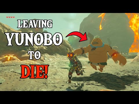 ABANDONING Yunobo on Death Mountain! | Zelda: Breath of the Wild