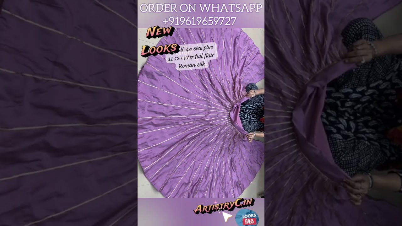 Latest Roman Silk Lehenga Under Rs 1780 for Wedding? Akshara-Inspired Flair! #lehenga2025 Whatsapp +919619659727