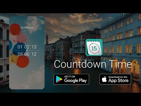 Countdown Time - Event Widget Video
