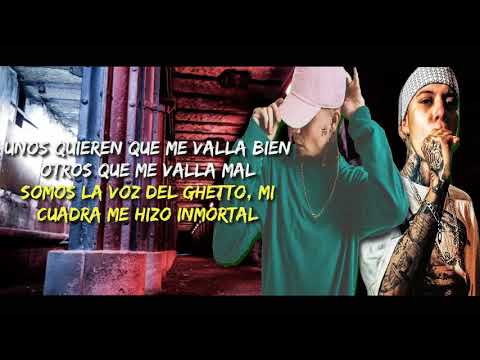 GERA MX FT SANTA FE KLAN - SI NOS QUIEREN, BIEN CON LETRA (VIDEOLYRIC)