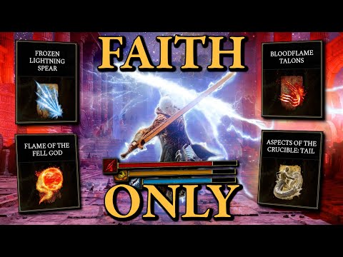 Elden Ring But I'm ONLY LEVELING FAITH!