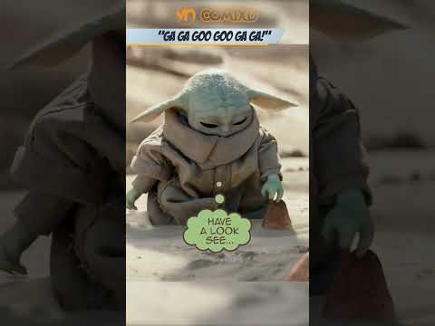 Grogu Playing with Rocks COMIXD Star Wars The Mandalorian