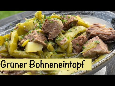 Mom's green bean stew - like in the old days ... [simple recipe]