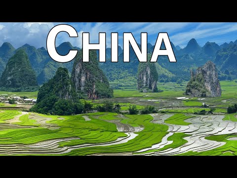 FLYING OVER CHINA (4K UHD): Relaxing Piano Music & Beautiful Nature Landscapes For Relaxation