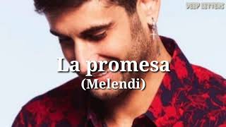 La promesa-Melendi (Letra)