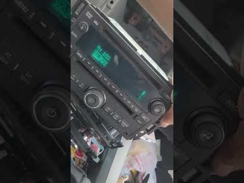 How to unlock a Chevy stereo.