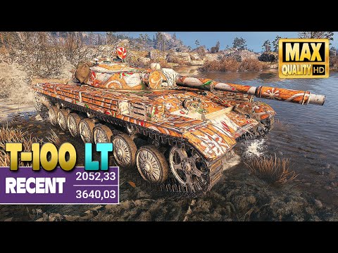 T-100 LT: Nice 13k combined damage on Karelia - World of Tanks