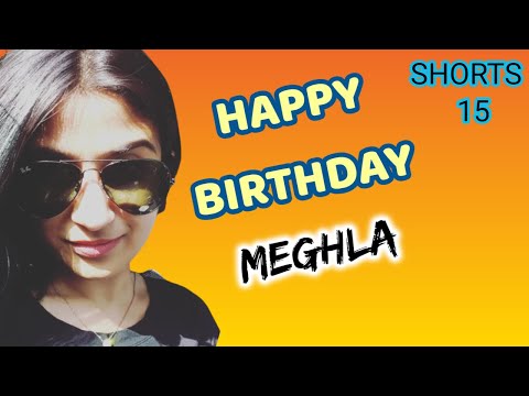 Happy Birthday Meghla // #Shorts // The Fam Vlog