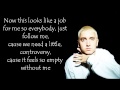 Eminem - Without me (lyrics on screen)