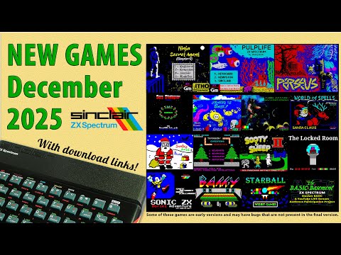 New ZX Spectrum games from December 2025