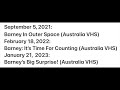 Barney Fan Club For Triple Australia VHS Is Coming Soon