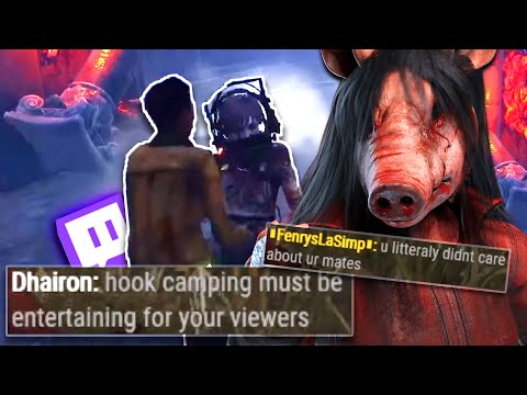 SALTY ZARINA ASKS TWITCH CHAT IF HOOK CAMPING IS FUN... | Dead By Daylight Killer Gameplay