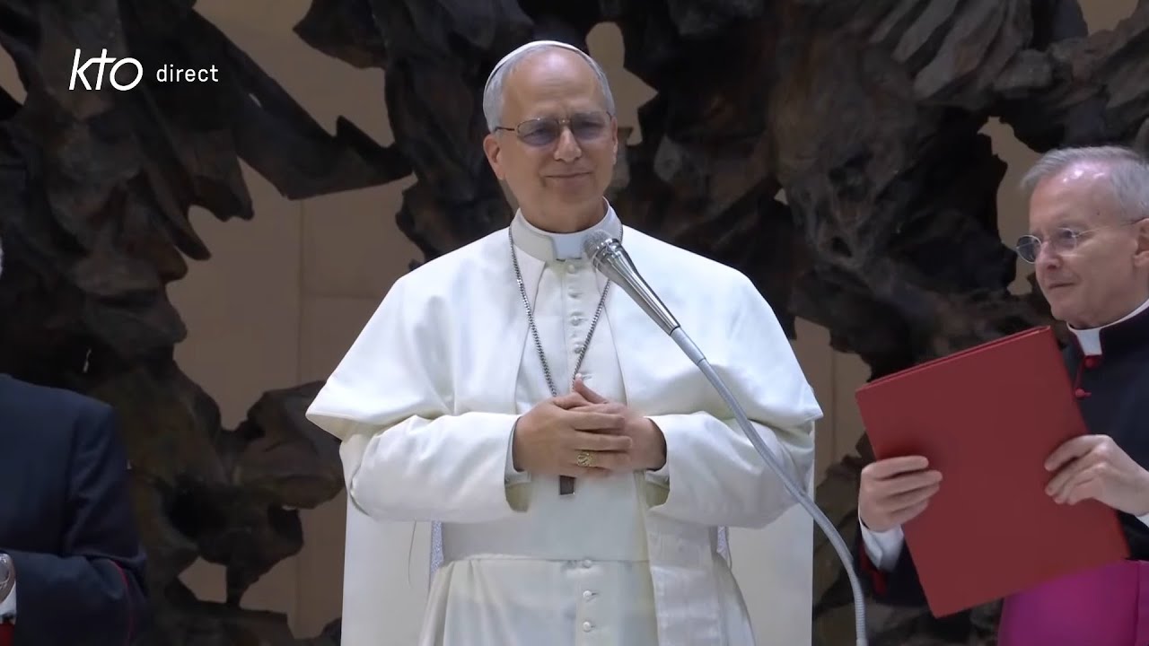 Rencontre du pape Léon XIV avec les journalistes