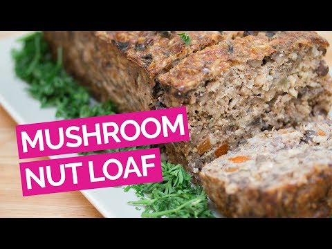 Mushroom Walnut Nut Loaf