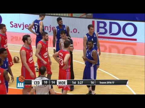 ABA Liga 2016/17, Round 8 match: Cedevita - Mornar  (6.11.2016)