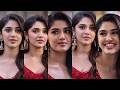 Krithi Shetty Red Saree Hot Vertical Edit 4k