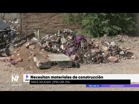 CENTENARIO: FAMILIA NECESITA AYUDA TRAS EL INCENDIO