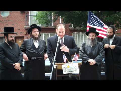 David Greenfield visits Boyaner Day Camp