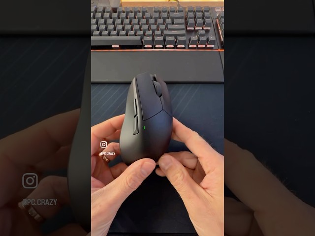 Vídeo relacionado con be quiet! Dark Perk Ergo Ratón ergonómico para PC, 55g de Peso Ligero, batería inalámbrica de Ultra Larga duración, tasa de sondeo de 8,000 Hz, Sensor PixArt PAW3950, 32,000 dpi, Interruptor 70m