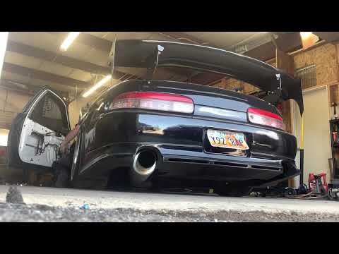 Sc300 2jzgte s366 cold start 4” straight pipe to hks muffler exhaust