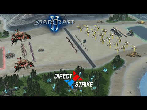 StarCraft 2 Arcade - Direct Strike - Commander Start Strategy, Loads of Talking, and Program Updates