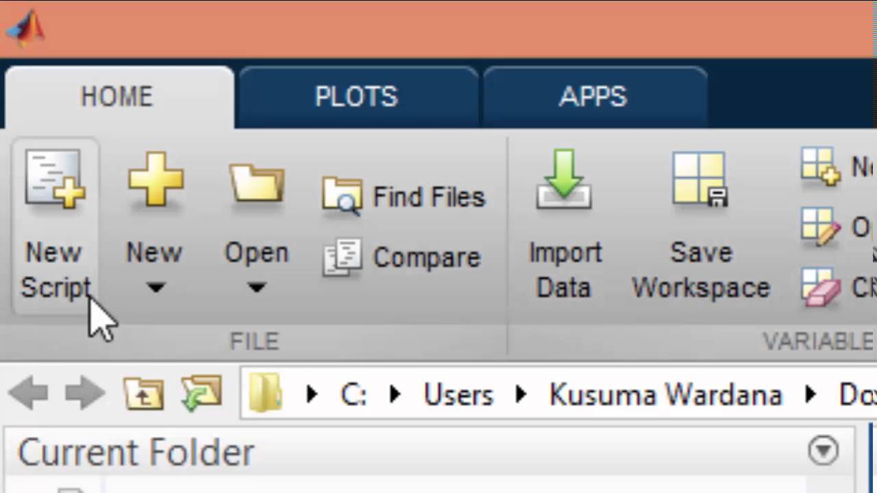 Tutorial 1 - Pengenalan IDE MATLAB