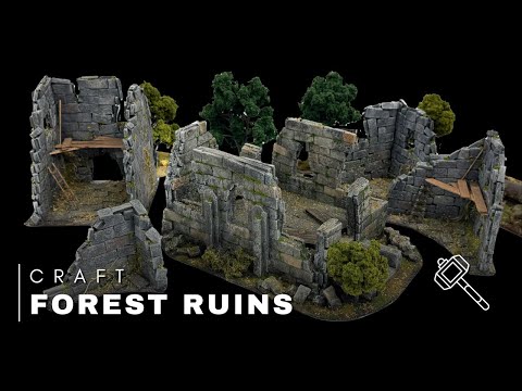 DIY Forest Ruins: Epic Terrain for RPG Battlefields | D&D | Warhammer