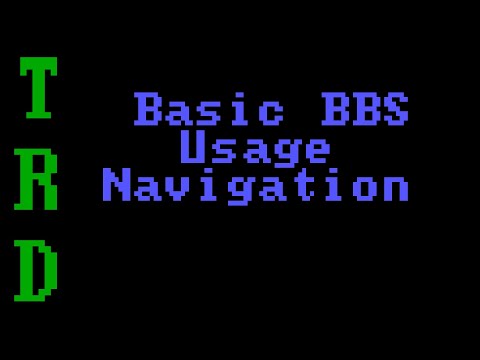 How to - BBS Tutorial Series 1 - Basic Navigation - MysticBBS or Synchronet BBS