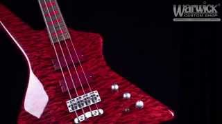 Video thumbnail for Warwick Customshop Masterbuilt - Reverso Burgundy Red for Rex Brown by Framus & Warwick