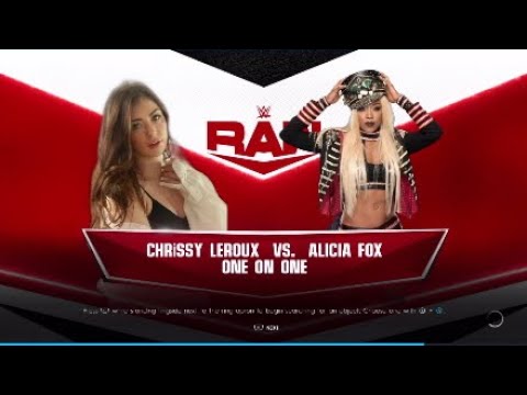 WWE Raw| Chrissy Leroux vs Alicia Fox WWE2K22