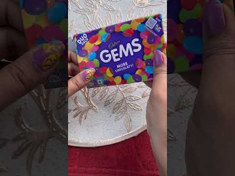 Cadbury Gems Duo Pack #unwrapping #asmr #satisfying short #viralshort #utubeshorts #Rs 10