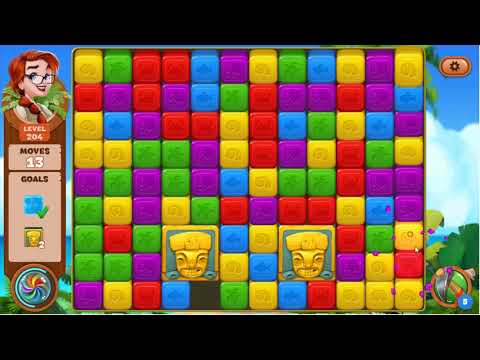 Lost Island Blast Adventure Level 204 - No Boosters