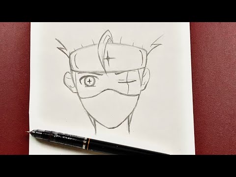 Easy anime drawing | how to draw anime ninja boy easy...