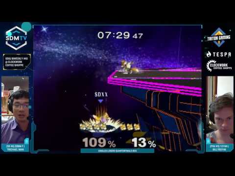 SDSU Biweekly #43 - SSBM-T | Trichael Man vs. 12YAN | billyboy48 - Singles LQF - Melee
