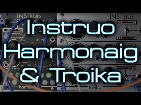 Instruo harmonaig Eurorack Synthesizer Module 2016 - Present - Black image 3