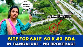 60x40 BDA Site For Sale in Bangalore - BDA auctions sites 2022